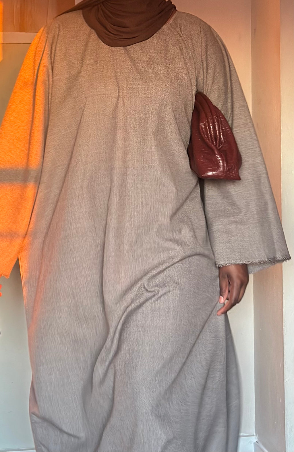 ROBE AMARA (couleur taupe)